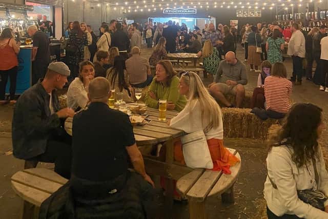A previous Melton beer festival at the Stockyard