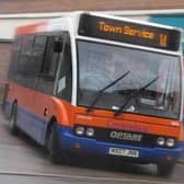 A Centrebus service leaves Windsor Street, Melton