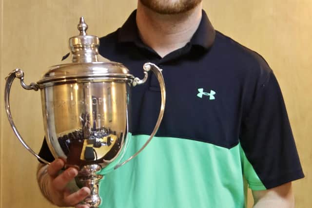 Short Mat Bowls World Champion Alex Kley (Photo: Sue Fleckney)