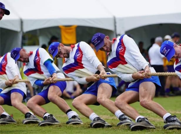 The Great Britain team in action at the World Games in Alabama