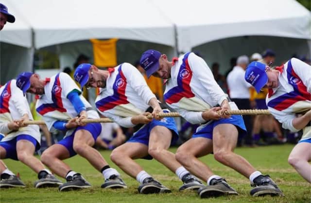 The Great Britain team in action at the World Games in Alabama