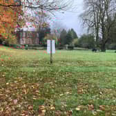 The site of plans for a dementia care home and apartments in the grounds of Pera