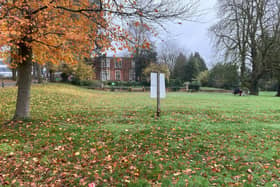 The site of plans for a dementia care home and apartments in the grounds of Pera