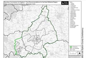 The recommended new electoral area of Melton and Syston