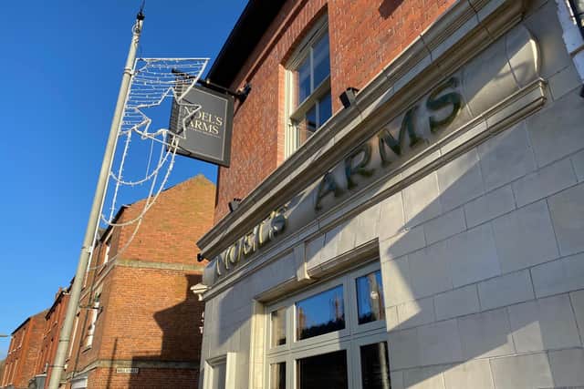 The new sign on Burton Street
