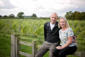 Helenka and William Brown, who are preparing to host a wine tasting fayre at Hickling Pastures