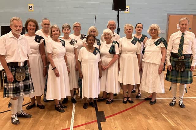 Waltham's Scottish dancers take part in a regional festival at Retford
