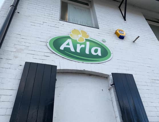 The Arla Melton Mowbray Creamery in Thorpe End