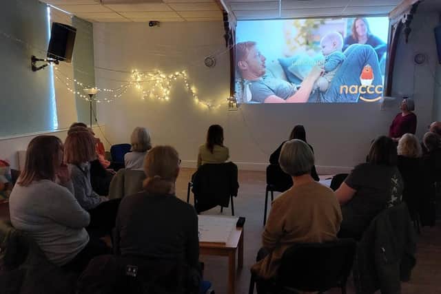 A training session for volunteers with Melton Mowbray Child Contact Centre