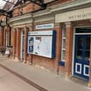 The exterior of the vacant cafe unit at Melton railway station