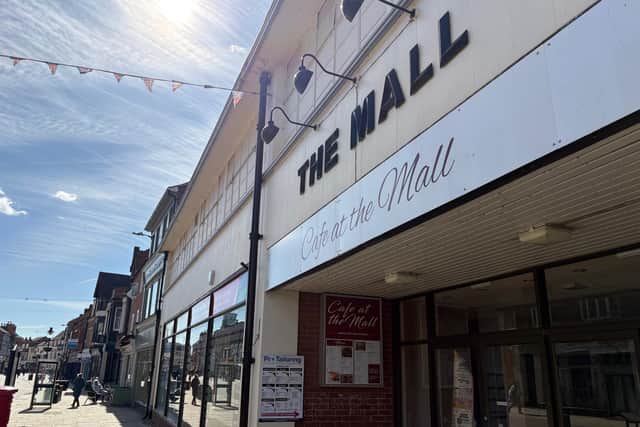 The Mall in Nottingham Street, which has been vacant for months and has attracted vandalism