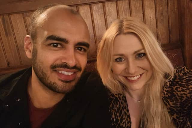 Melton couple Ross and Faye Spencer, who have launched a new board game
