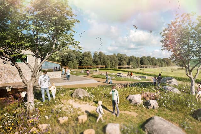 Indicative render of Wild Rutland by Gillespies