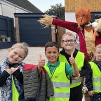 School's colourful first scarecrow festival brings community together at Frisby