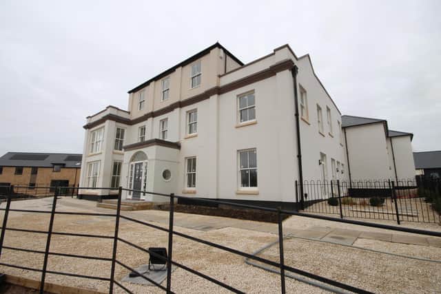 The converted Sysonby Lodge building which will now house a number of new homes