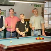 Pictured are semi-finalists (l-r) Ben Jackson, Stephen Parrott, Karl Barratt and winner Paul Jepson.