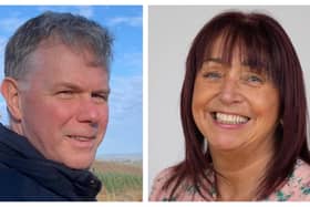 Reform UK Leicestershire county councillors Andrew Innes and Kerry Knight