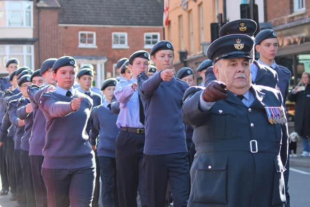 An image from last year's Battle of Britain parade through Melton Mowbray