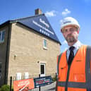 Site manager Tom Keane, who has won a Pride in the Job Quality Award for his work at Bellway’s Barleywoods development in Oakham.