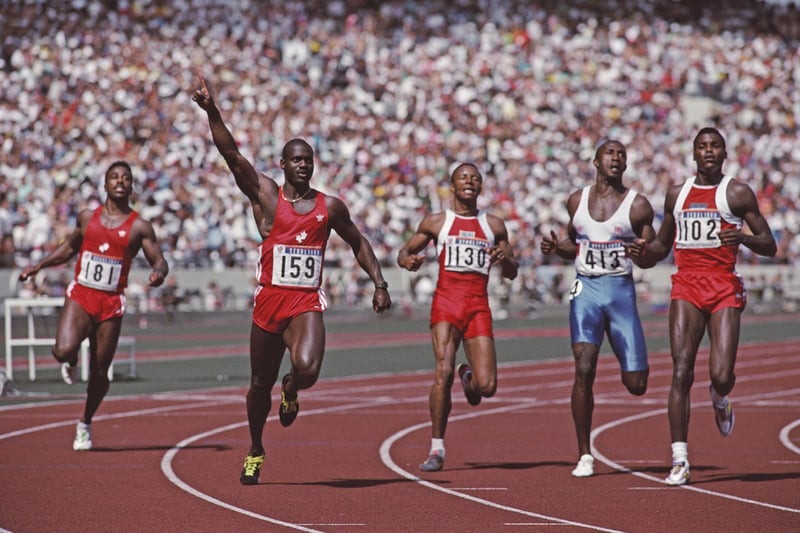Canadian sprinter Ben Johnson won gold in the 1988 Seoul Olympic Games, beating his own world record in the process. However he failed a post-race drug test and , almost as quickly as he had won, Johnson's medal was taken away.
