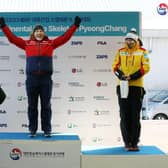 Amelia Coltman celebrates winning her thrilling gold medal in South Korea
Photo: Korean Bobsleigh & Skeleton Federation