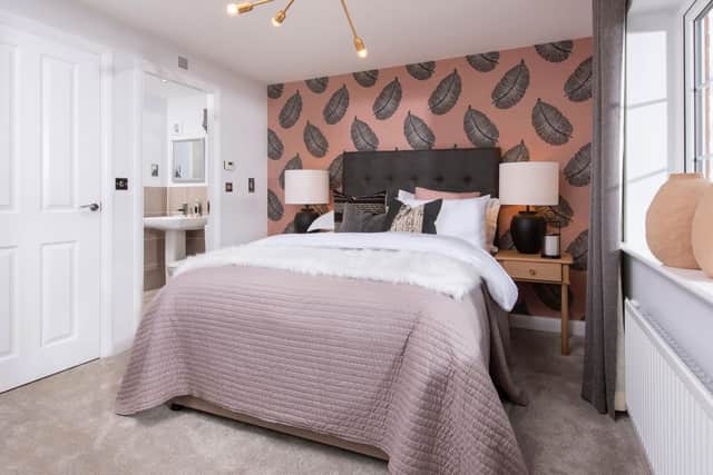 B&DWNM - A bedroom inside a typical property at New Lubbesthorpe