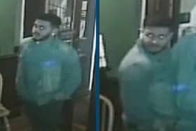 Images of a man police want to speak to regarding reports of a sexual assault in a property in Burton Street, Melton