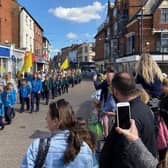 Crowds out in force for last year's St George's Day Parade in Melton Mowbray