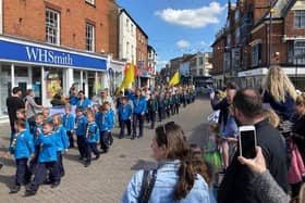 Crowds out in force for last year's St George's Day Parade in Melton Mowbray