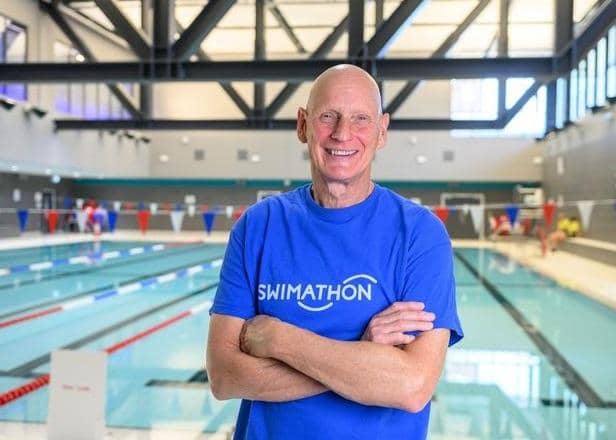 Olympic gold medal hero Duncan Goodhew is urging people to take part in this year's Swimathon fundraiser