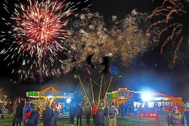 A previous fireworks event in Melton's Play Close Park