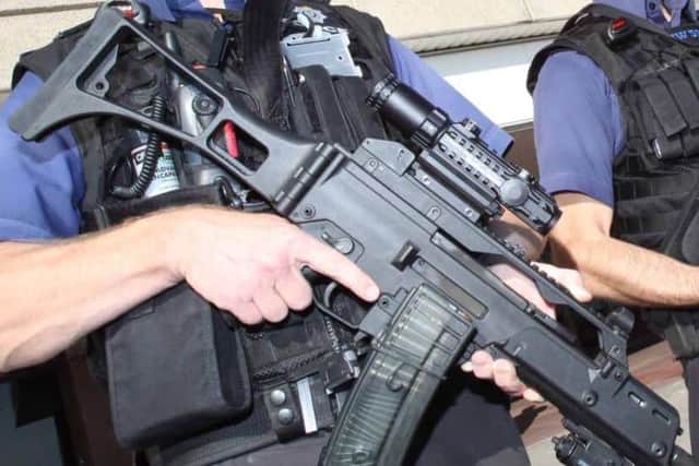 Armed police have been deployed to the incident
