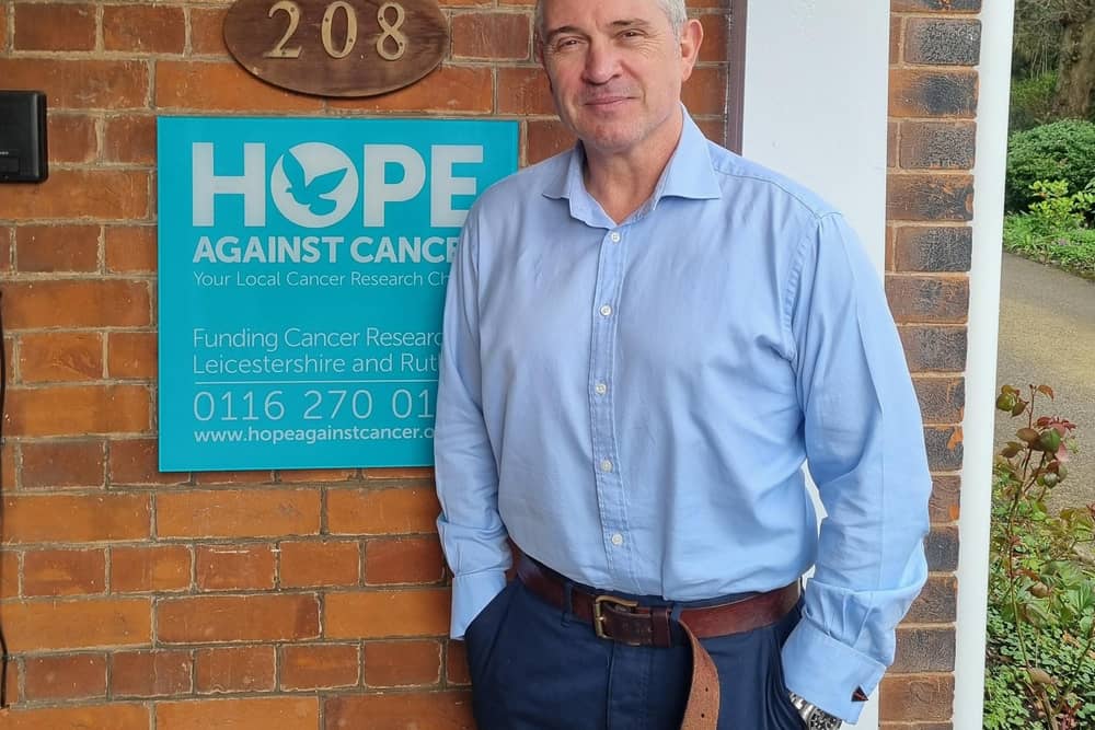 Paul Desborough - new chief executive Hope Against Cancer
