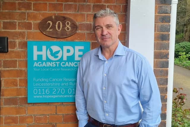Paul Desborough - new chief executive Hope Against Cancer