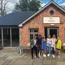 Staff and owners of the The Grange Garden Centre at their new retail space at the Engine Yard