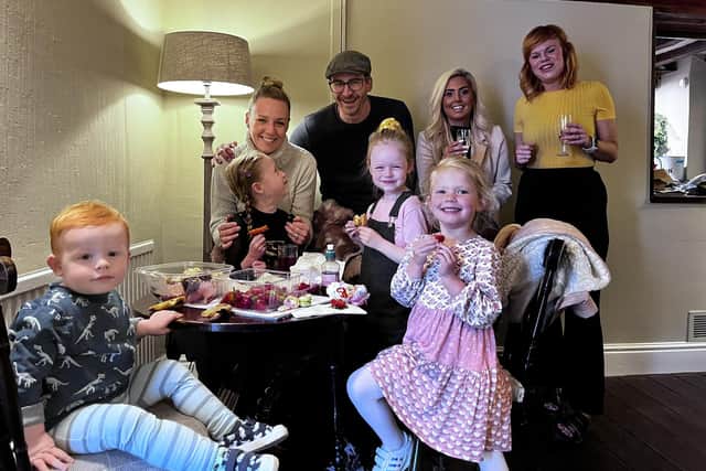 Families enjoying The Bell on reopening day
