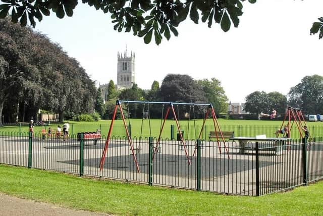 The playground at Play Close Park