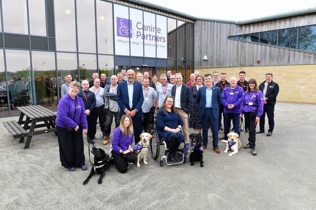 David Wilson Homes and Canine Partners celebrated another year of corporate partnership