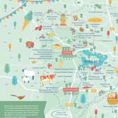The interactive map