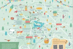 The interactive map
