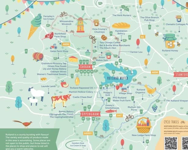 The interactive map