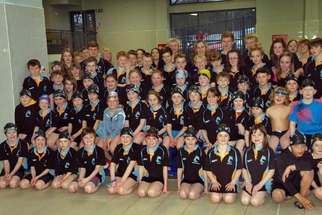 Melton Mowbray Swimming Club's swimmers pictured back in 2013