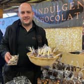 One of the many traders at last year's ChocFest Melton Mowbray