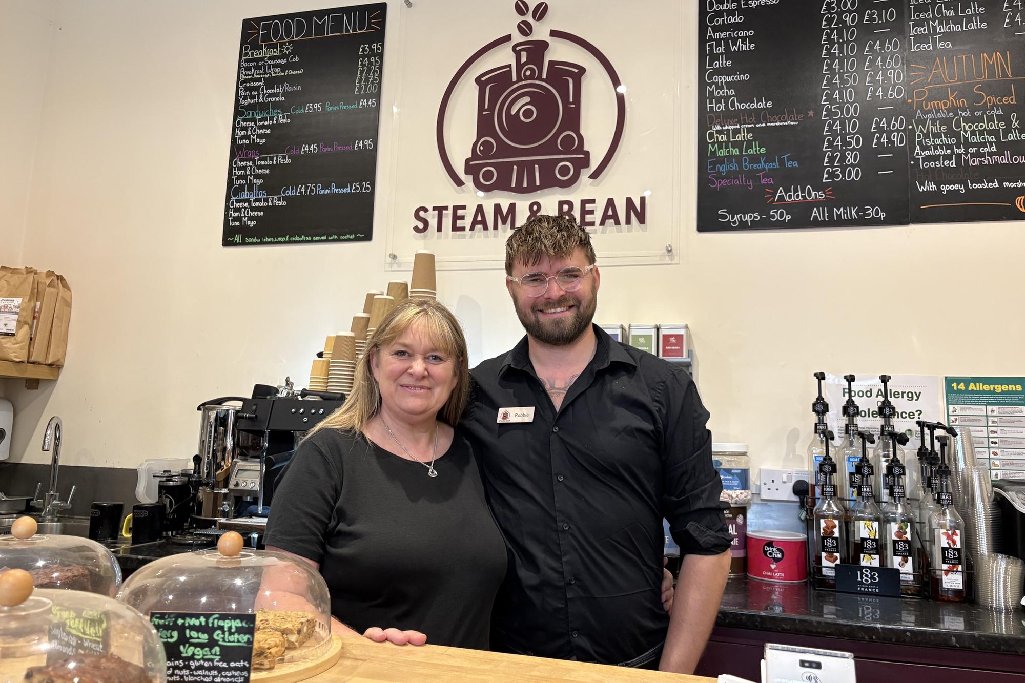 'I’ve been a train enthusiast all my life and mum likes a good coffee so it seemed like a great idea when we came up with it'