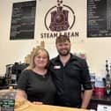 Steam & Bean co-owners Robbie and Caroline Stephens