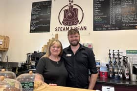 Steam & Bean co-owners Robbie and Caroline Stephens