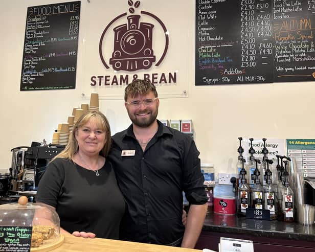 Steam & Bean co-owners Robbie and Caroline Stephens