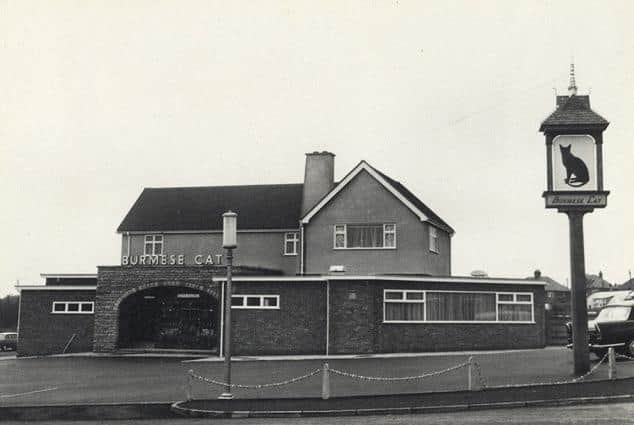 The Burmese Cat - a popular pub on Hartopp Road, Melton Mowbray, which was demolished in 2009