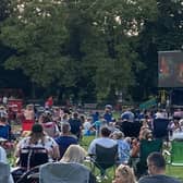 A previous movie event on the big screen at Melton's Play Close Park