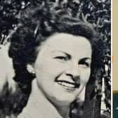 The late Vera Scholes, as a young woman and in later life